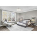 Mid Town LED 24 inch Brushed Steel Pendant / Semi-Flush Ceiling Light