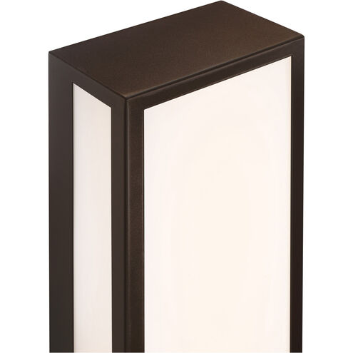GEO LED 18 inch Bronze Outdoor Wall Sconce