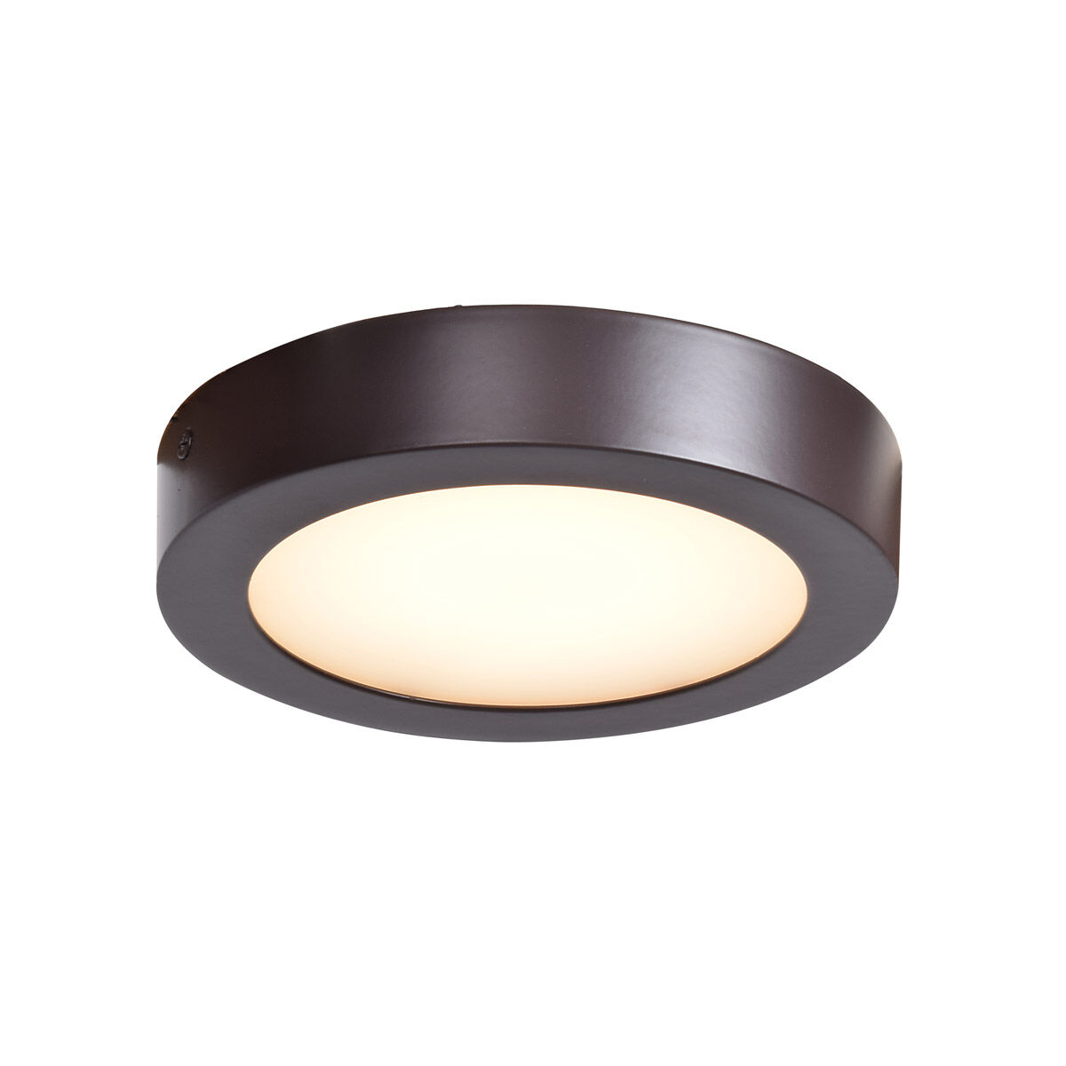 Strike 2.0 LED 7 inch Bronze Flush Mount Ceiling Light