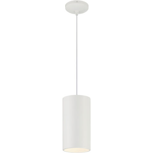 Pilson XL LED 6 inch Matte White Pendant Ceiling Light