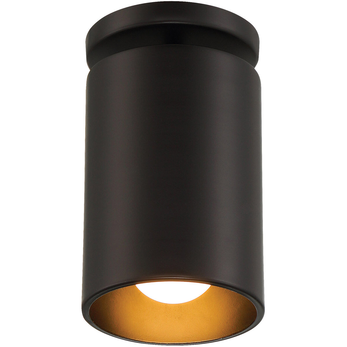 Access 29004LEDDMGLP MBL Pint LED 5 inch Matte Black Outdoor Flush Mount