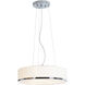 Aero 3 Light 16 inch Chrome Pendant Ceiling Light in Incandescent
