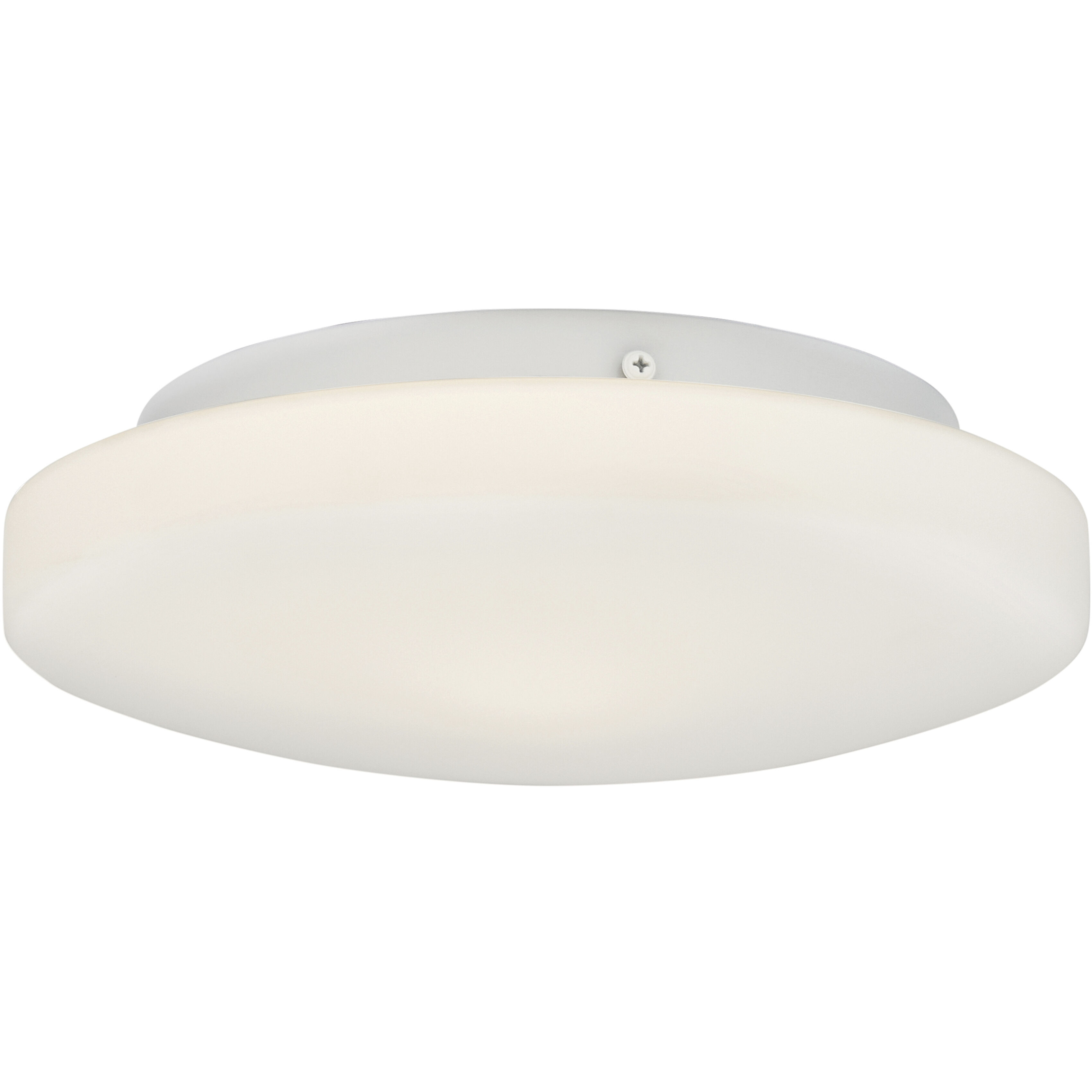 Orion 2 Light 10.75 inch White Flush Mount Ceiling Light in Incandescent