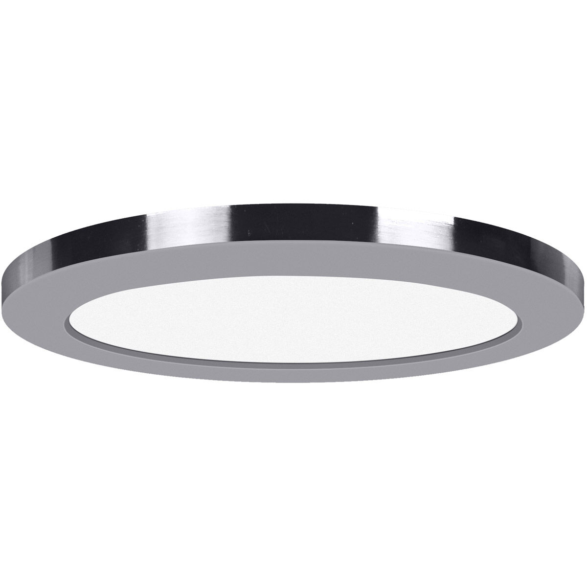 ModPLUS LED 9 inch Brushed Steel Flush Mount Ceiling Light