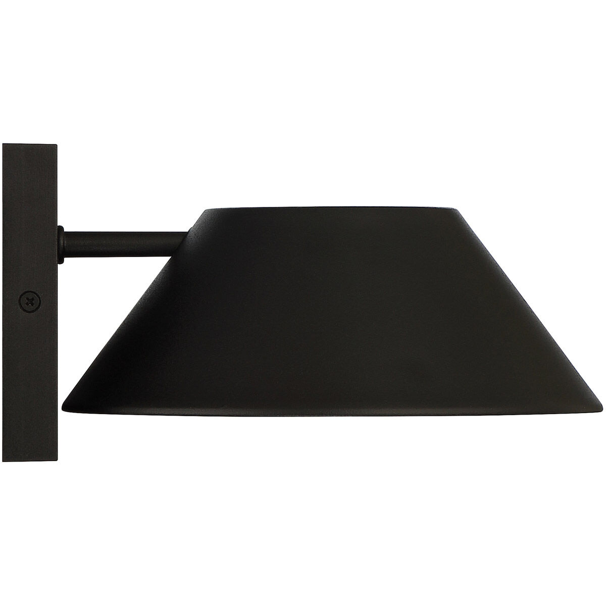 Solano LED 5 inch Black Outdoor Wall Sconce