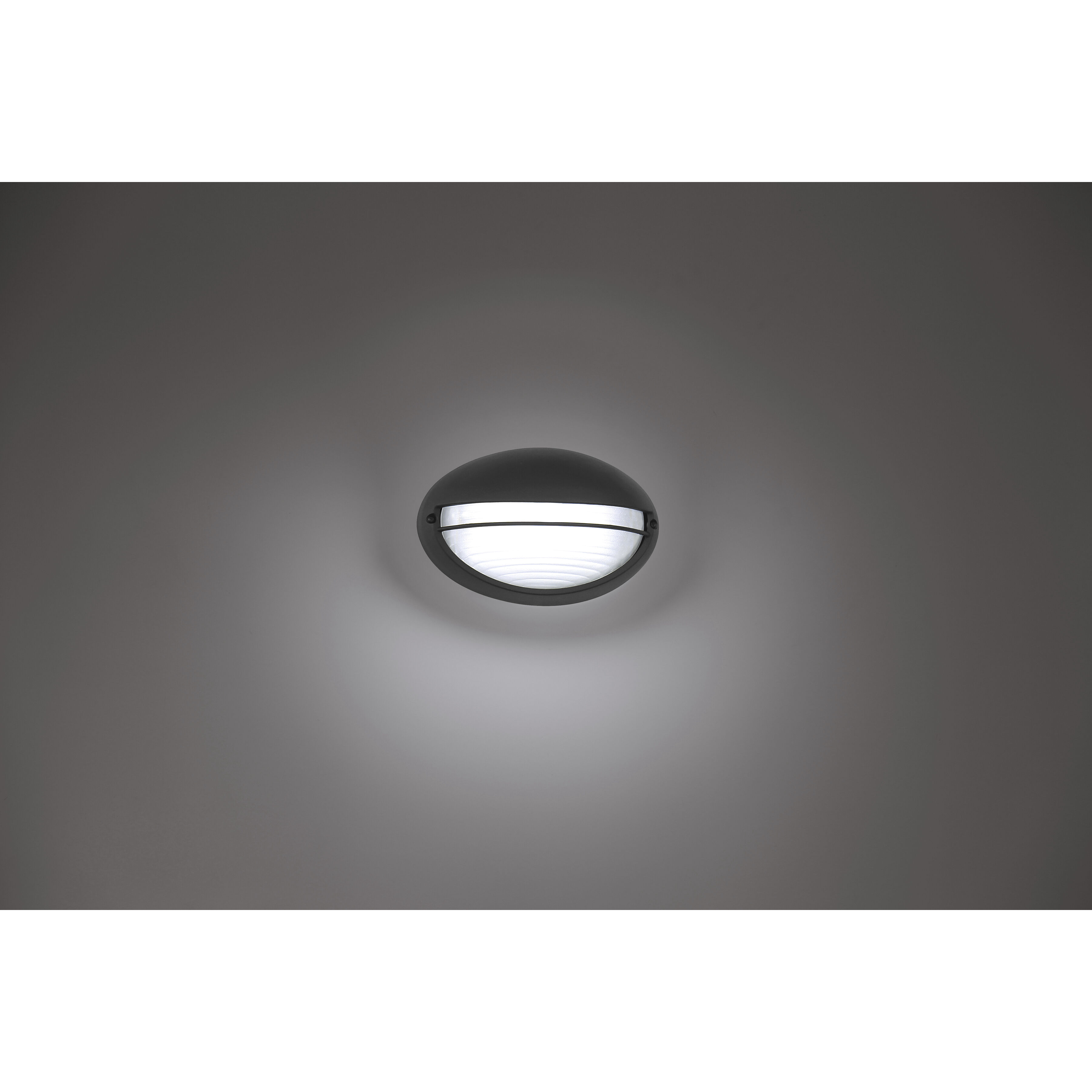 Clifton LED 5.25 inch Black Outdoor Bulkhead