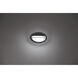 Clifton LED 5.25 inch Black Outdoor Bulkhead