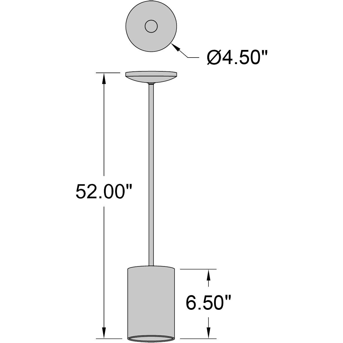 Pilson 4.75 inch Matte White Pendant Ceiling Light