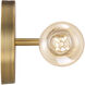 Iconic LED 5 inch Antique Brushed Brass ADA Wall Sconce Wall Light