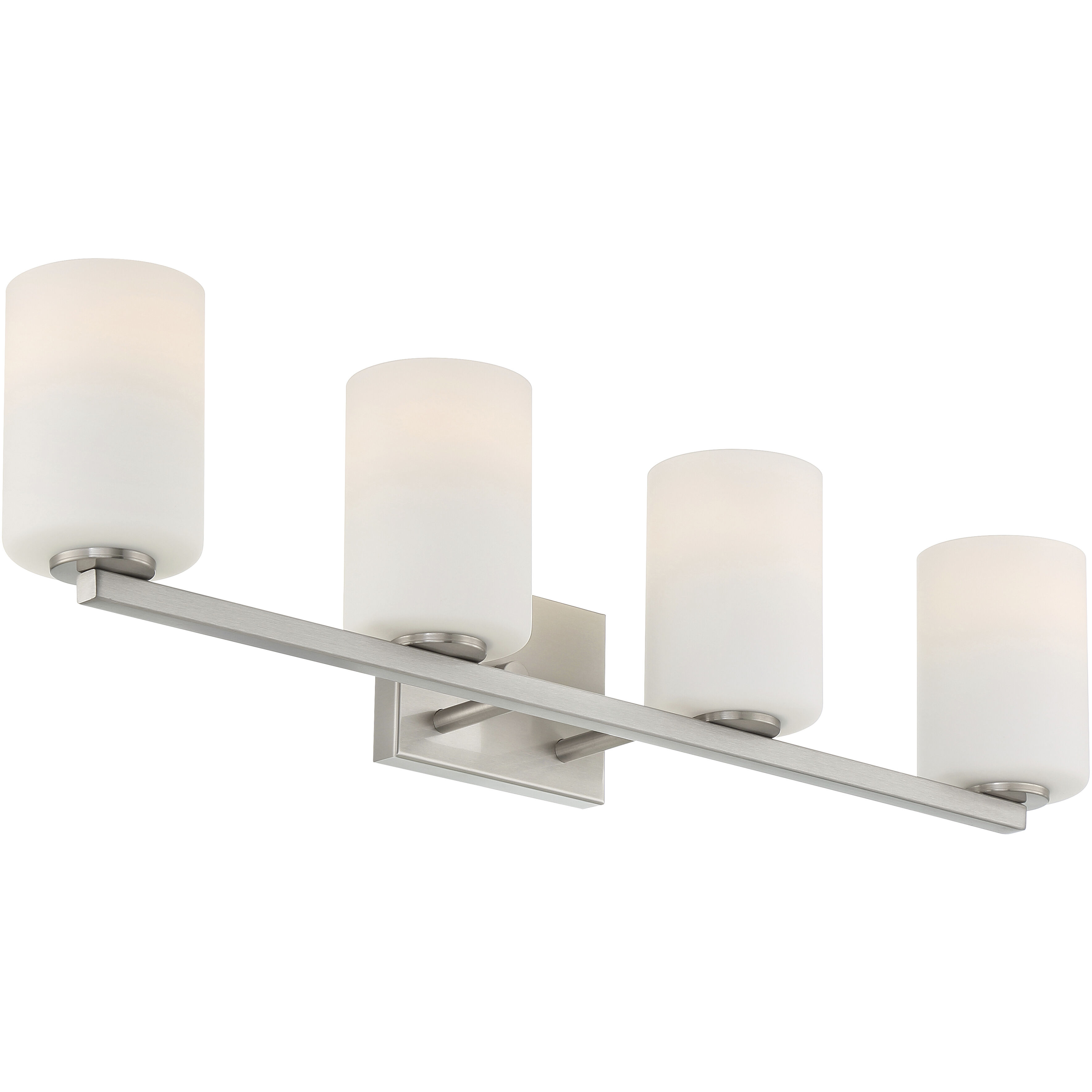 Sienna 30 inch Brushed Steel Bath Vanity Light Wall Light