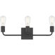 Virgin 3 Light 20 inch Matte Black Vanity/Bath Bar Wall Light