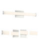 Arc LED 24 inch Brushed Steel Vanity Light Wall Light