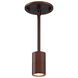 Cafe LED 3 inch Bronze Wall Sconce / Flush Mount Wall Light