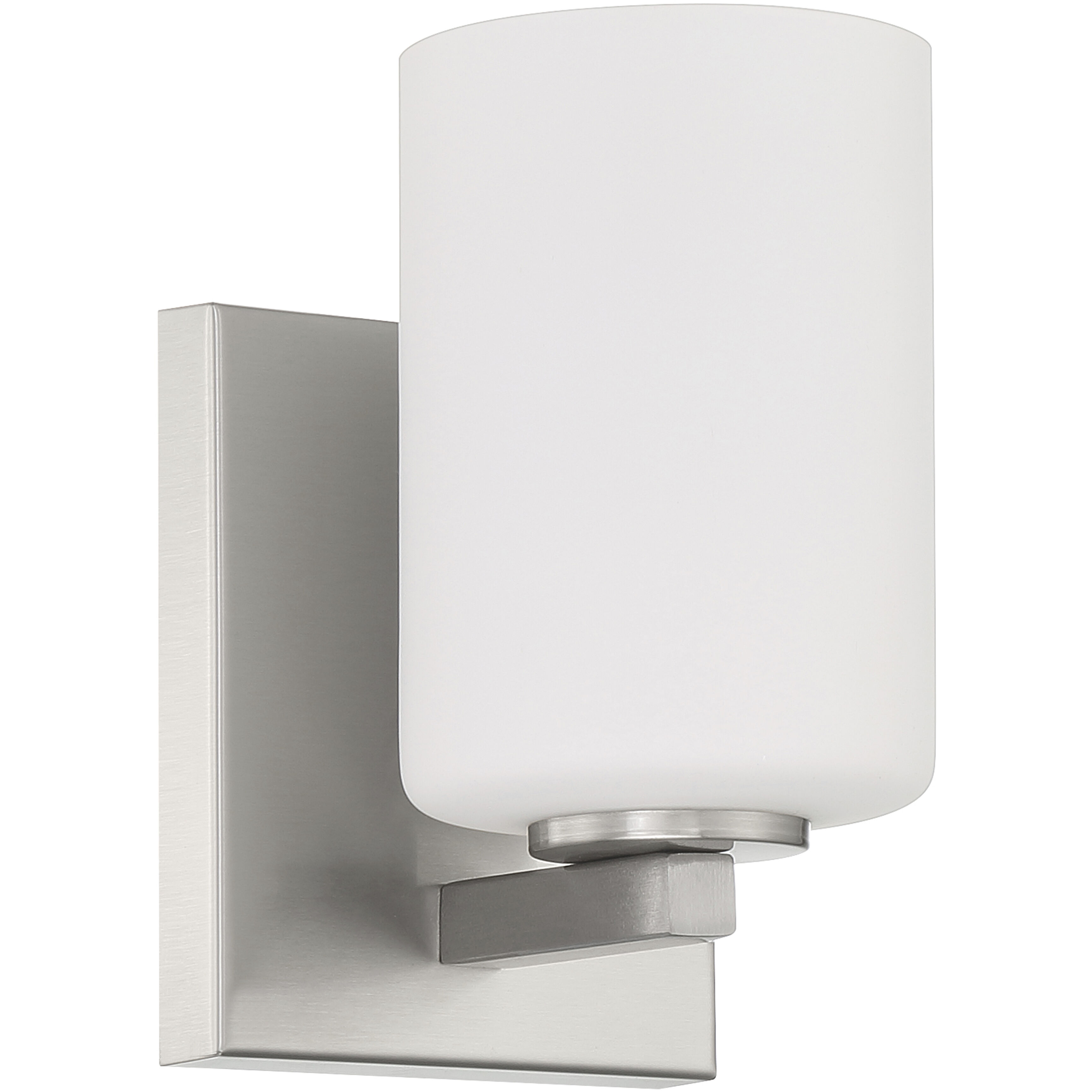 Sienna 4.5 inch Brushed Steel Bath Vanity Light Wall Light