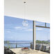 Boulder LED 12 inch Chrome Pendant Ceiling Light