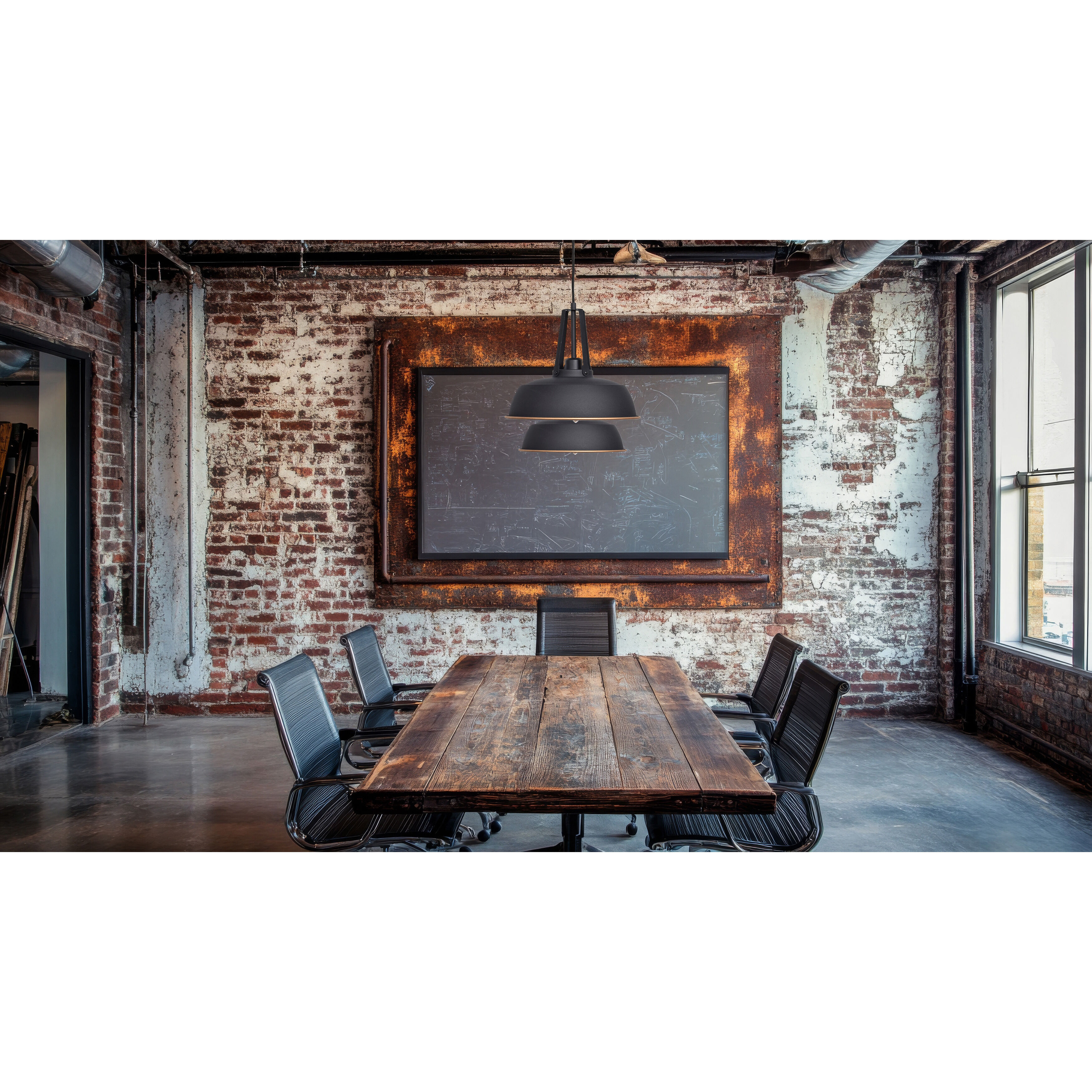 Nostalgia 1 Light 14 inch Matte Black Outer and Matte Gold Inner Pendant Ceiling Light