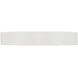 Malaga LED 23.75 inch Matte White and White Flush Mount Ceiling Light
