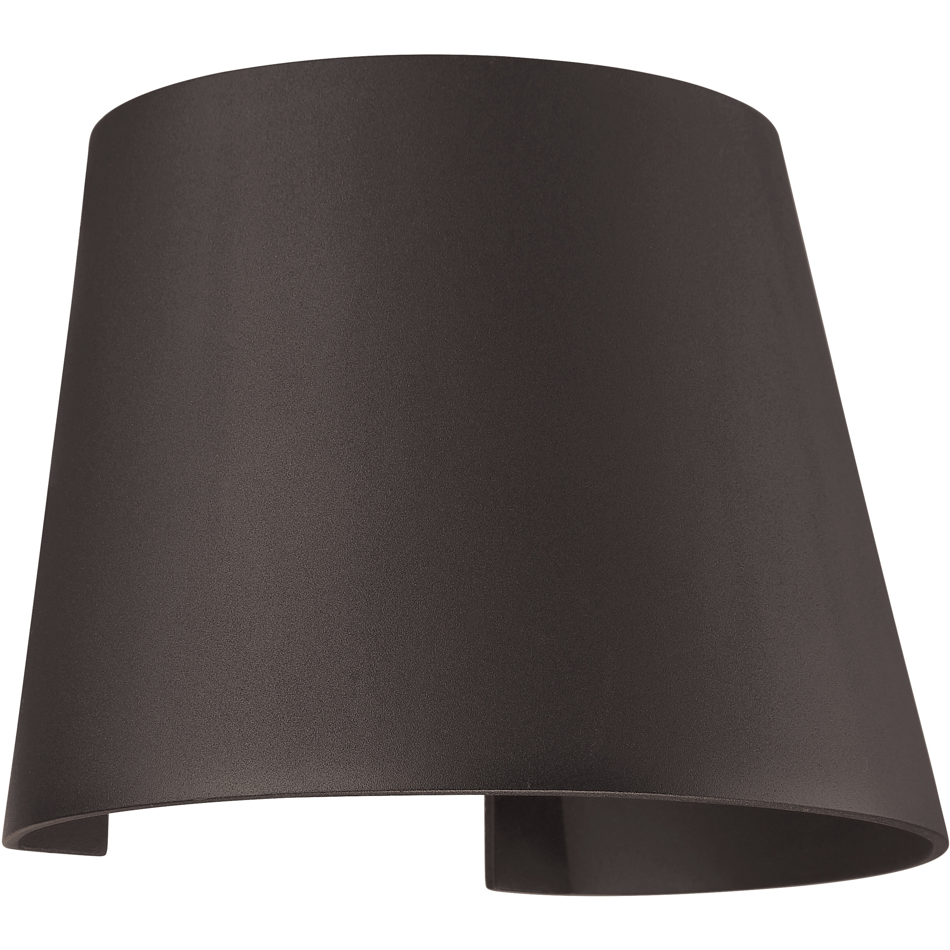 Cone LED 6 inch Bronze Outdoor Wall Sconce