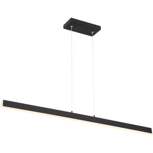 Illume LED 1 inch Matte Black Pendant Ceiling Light