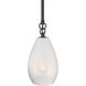Ombre 1 Light 6 inch Black Pendant Ceiling Light