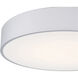 Como LED 17.75 inch Satin Flush Mount Ceiling Light
