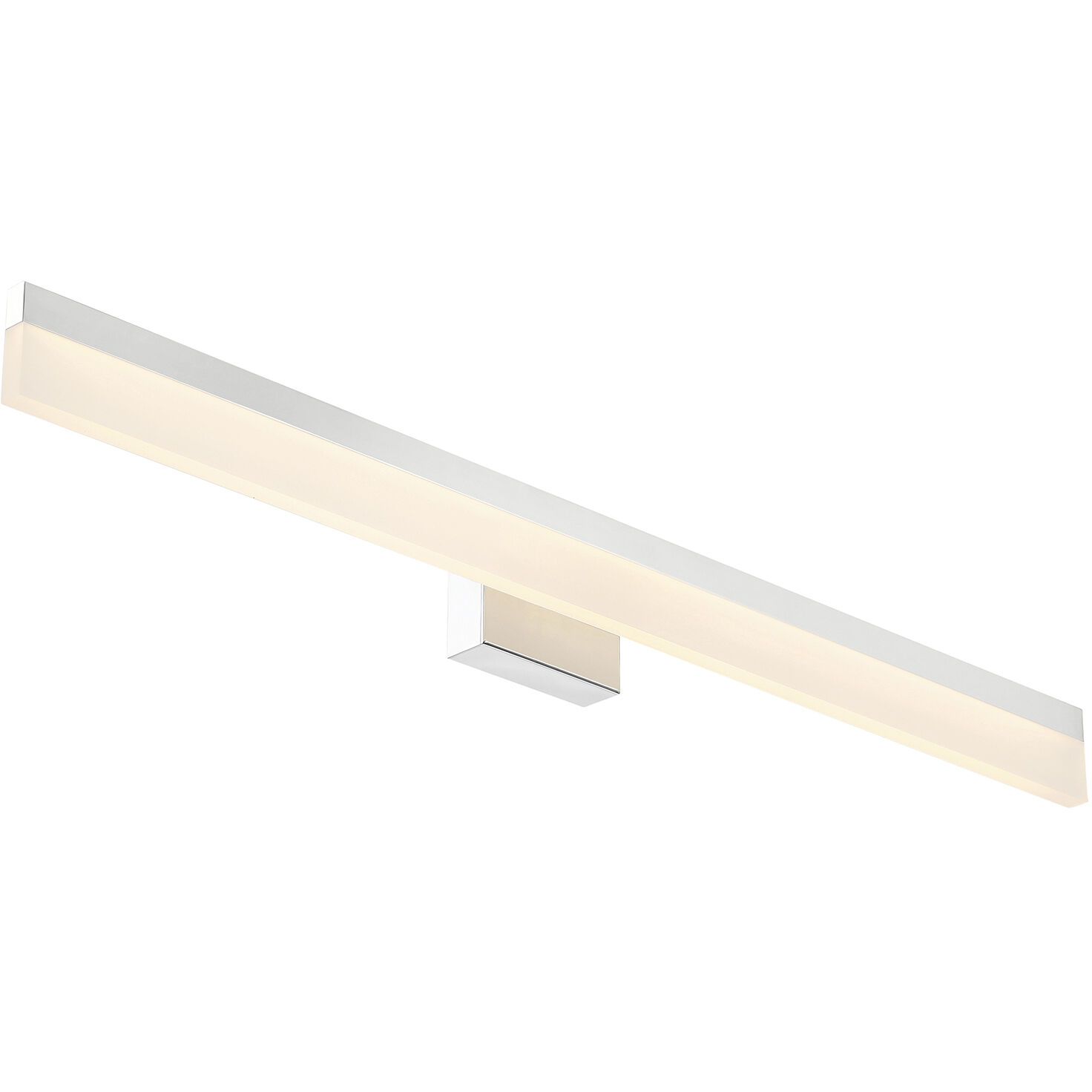 Loft LED 24 inch Chrome and Frosted Bath Vanity Wall Light