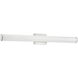 Summit LED 36 inch Brushed Steel Vanity Light Wall Light