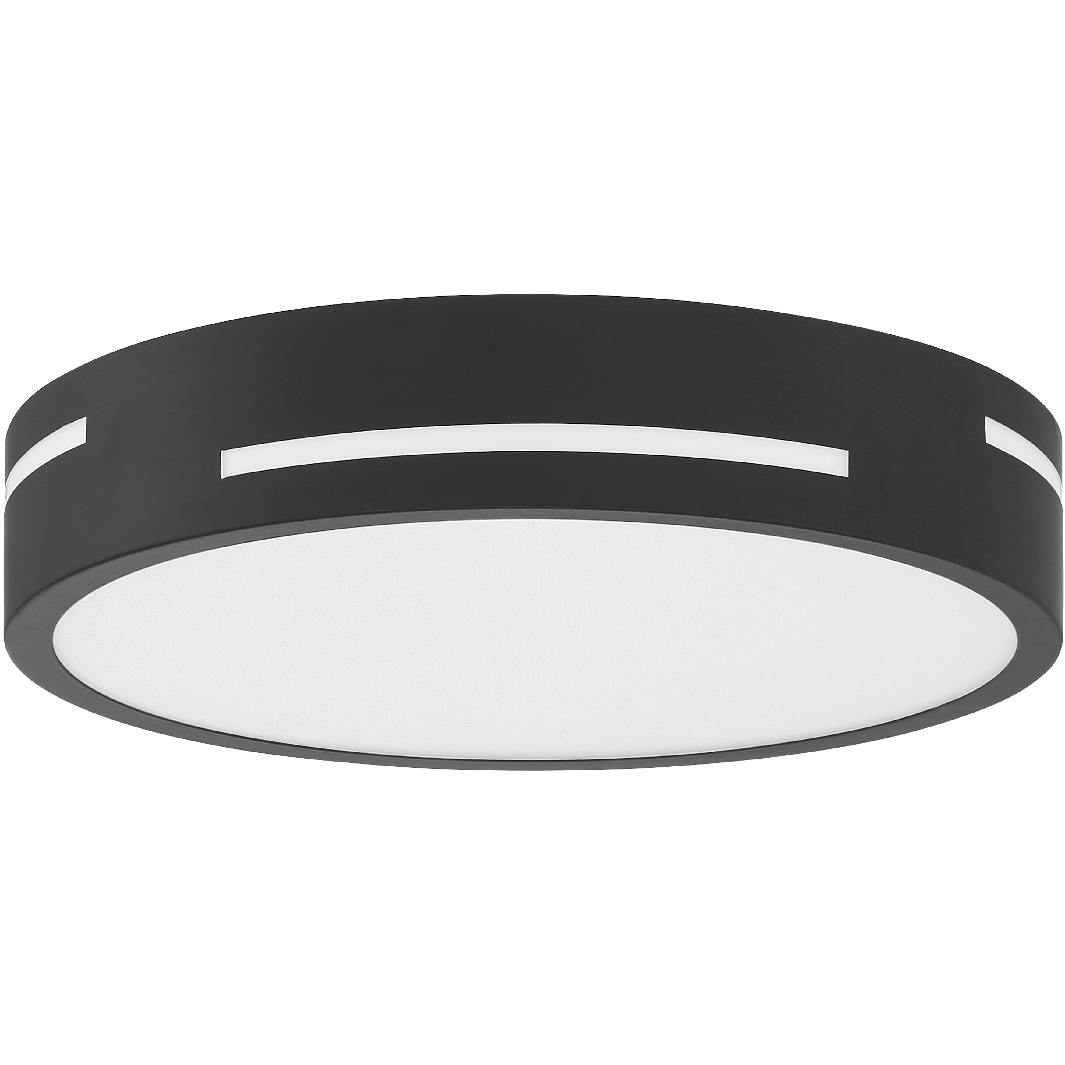 Harmony LED 15 inch Matte Black Flush Mount Ceiling Light