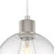 Port Nine LED 7.5 inch Brushed Steel Pendant Ceiling Light