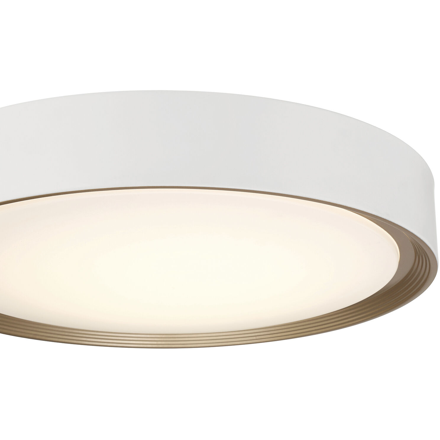Malaga LED 15.75 inch Matte White and White Flush Mount Ceiling Light