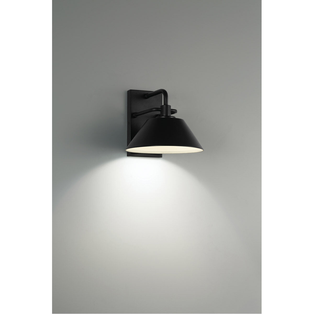 Avalon LED 8 inch Black Outdoor Wall Sconce