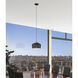 Blend 1 Light 12 inch Black Pendant Ceiling Light
