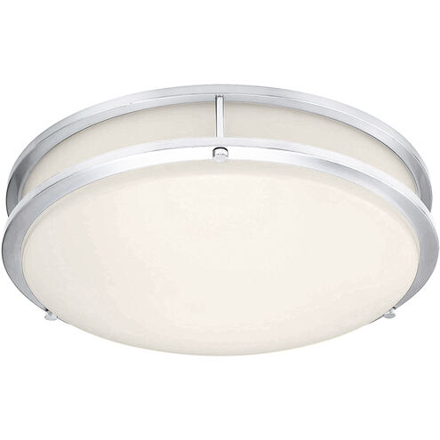Solero II LED 18.5 inch Chrome Flush Mount Ceiling Light