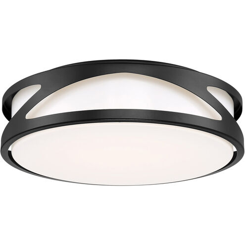 Lucia LED 14 inch Black Flush Mount Ceiling Light