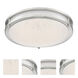 Sparc LED 16 inch Chrome Flush Mount Ceiling Light