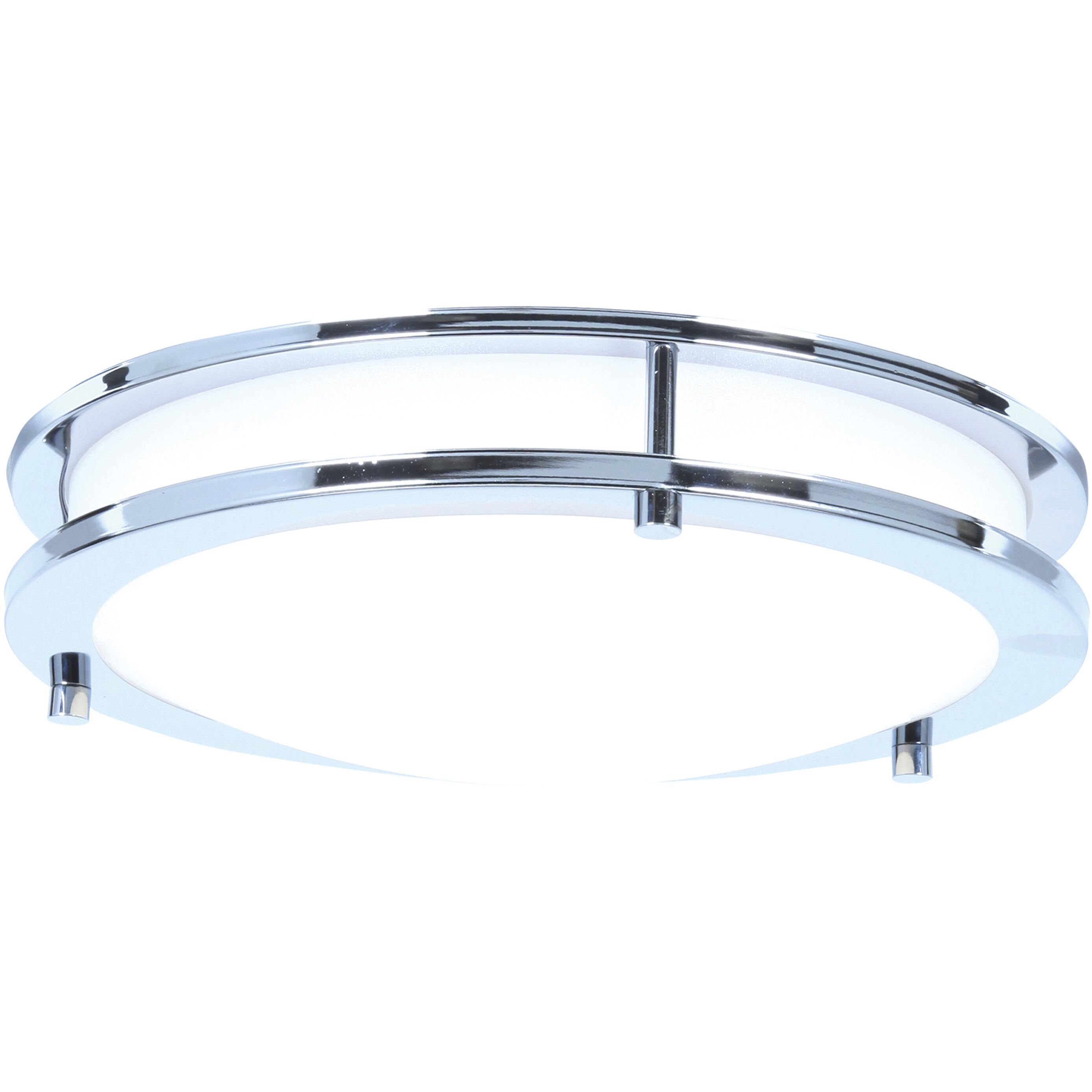 Solero LED 18 inch Chrome Flush Mount Ceiling Light