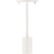 Cafe LED 3 inch Matte White Wall Sconce / Flush Mount Wall Light
