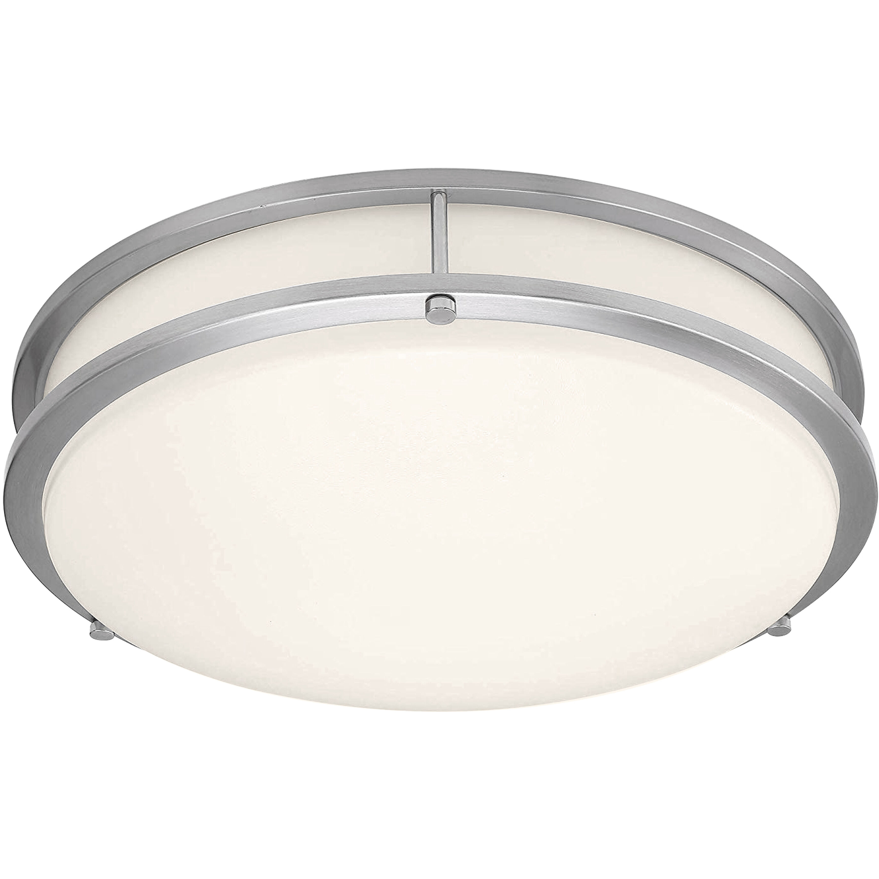 Solero II LED 14 inch Brushed Steel Flush Mount Ceiling Light