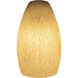 Inari Silk Glass 5 inch Pendant Glass Shade in White Stone