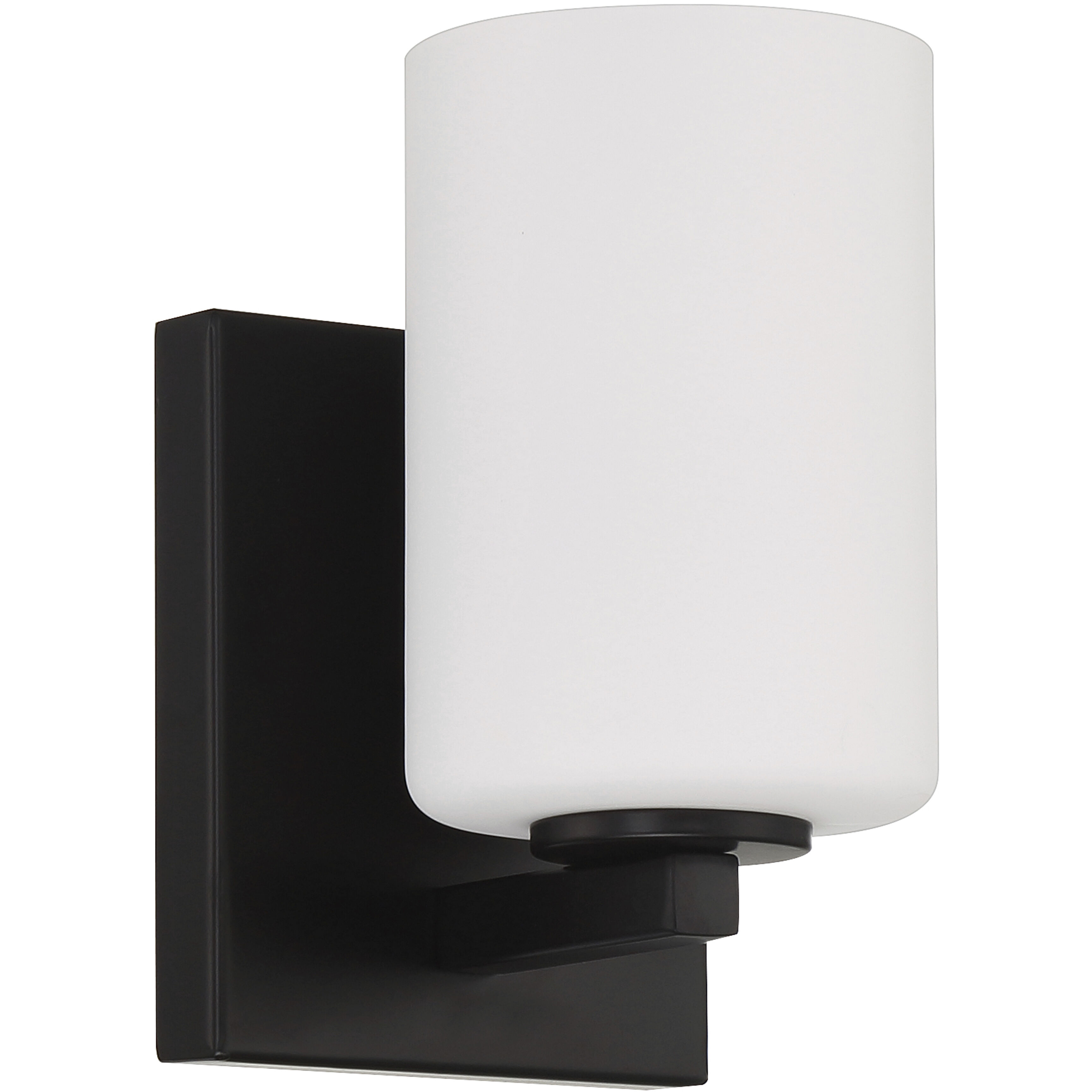 Sienna 4.5 inch Matte Black Bath Vanity Light Wall Light