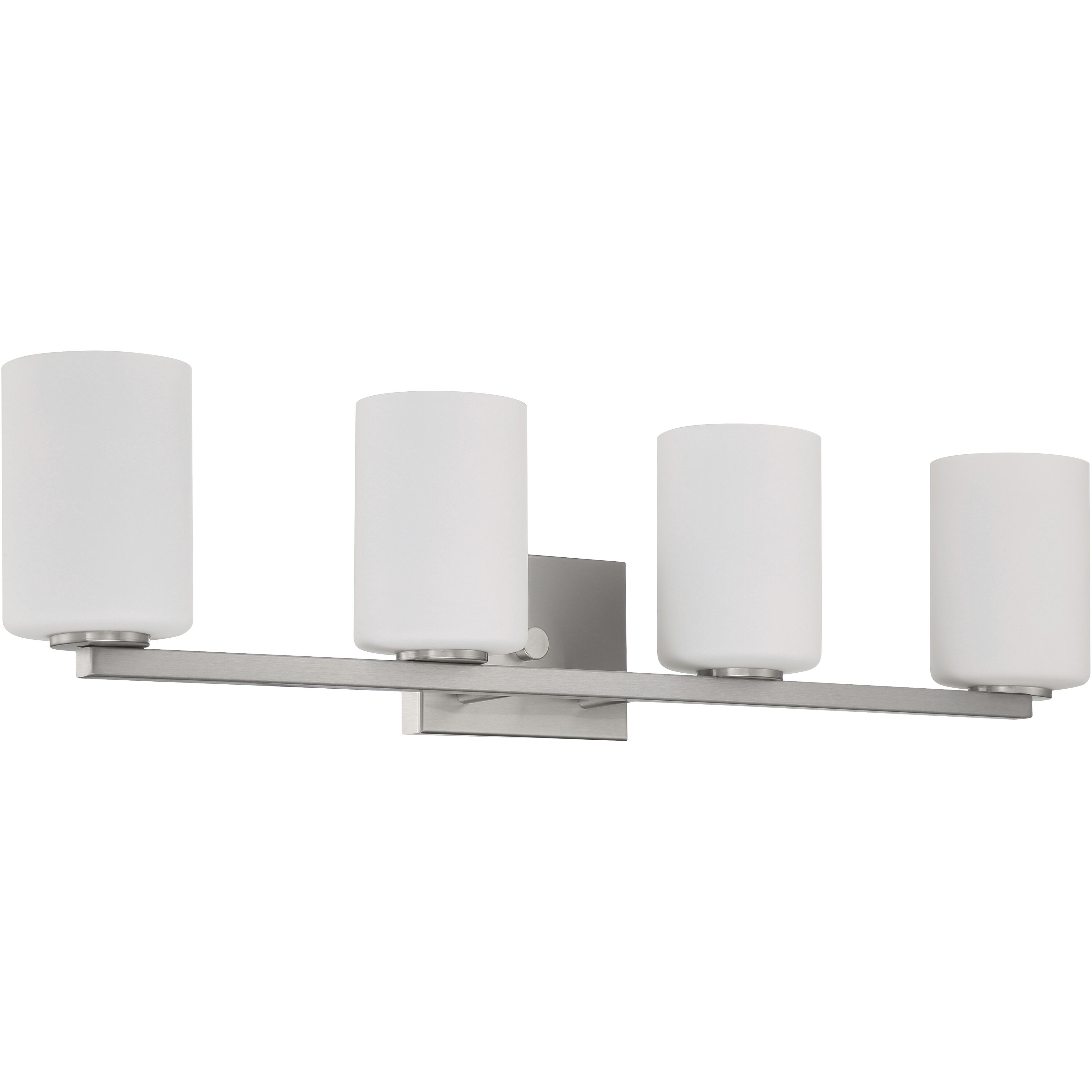 Sienna 30 inch Brushed Steel Bath Vanity Light Wall Light