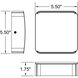 Newport 2 Light 6 inch White Outdoor Wall Sconce