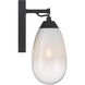 Ombre 4.75 inch Black Wall Sconce Wall Light