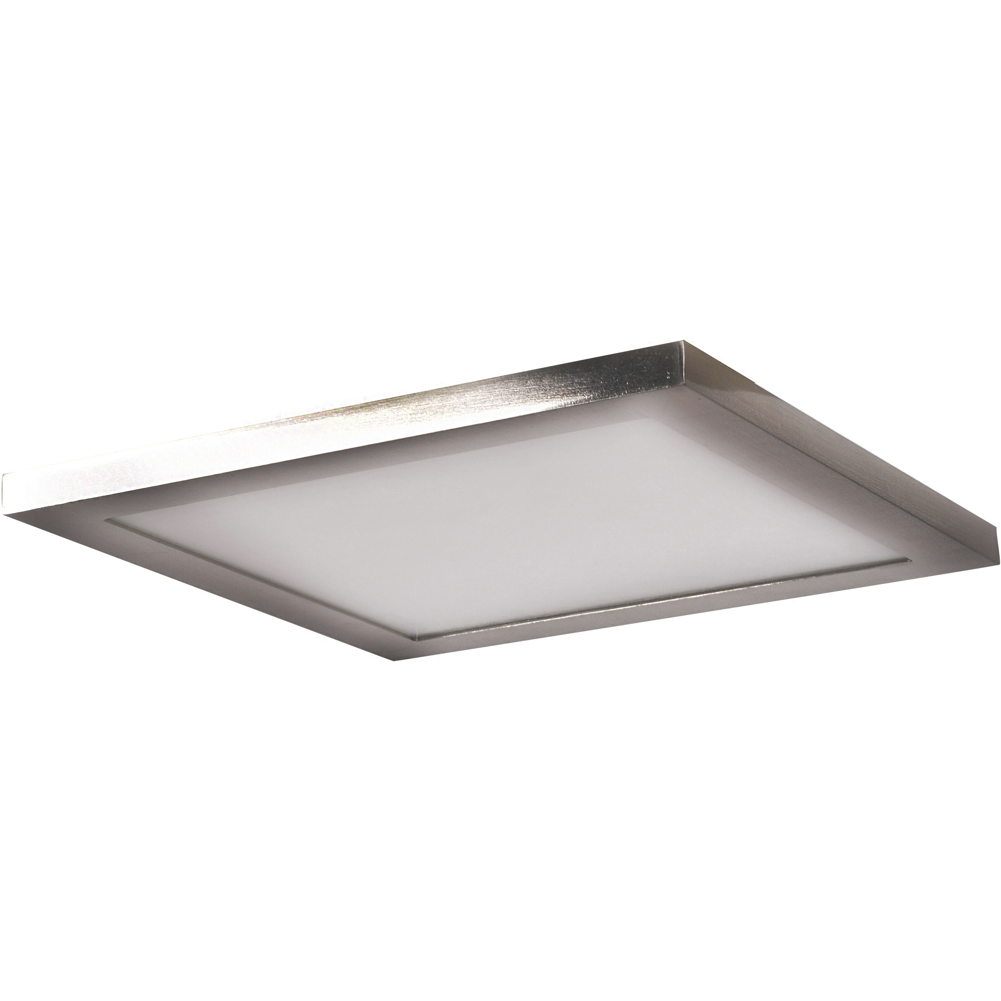Boxer LED 5.5 inch Brushed Steel Flush Mount Ceiling Light