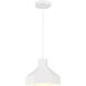 Poly LED 11 inch Matte White Pendant Ceiling Light