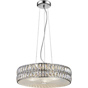 Magari LED 18 inch Mirrored Stainless Steel Pendant Ceiling Light