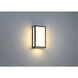 GEO LED 12 inch Bronze Outdoor Wall Sconce