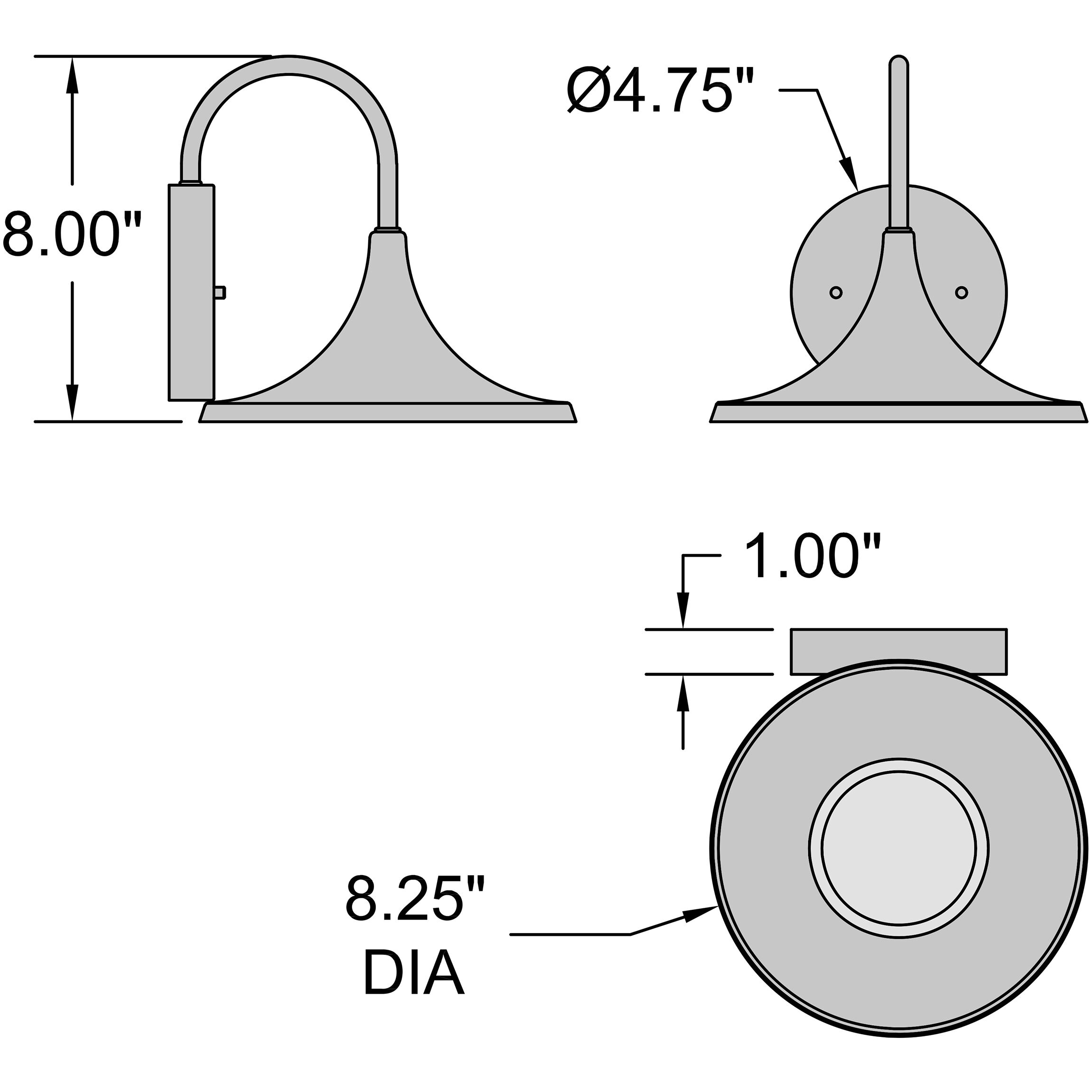 Pella Outdoor Wall Mount
