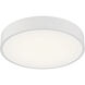 Como LED 21.75 inch White Flush Mount Ceiling Light