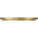 Elanor 12 inch Antique Brushed Brass Flush Mount Ceiling Light